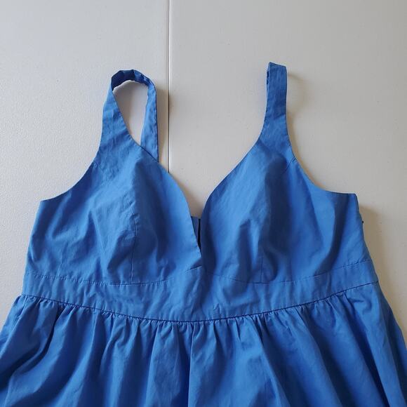 Banana Republic Dress Womens 14 Fit And Flare Sleeveless Midi Pockets - Picture 2 of 11